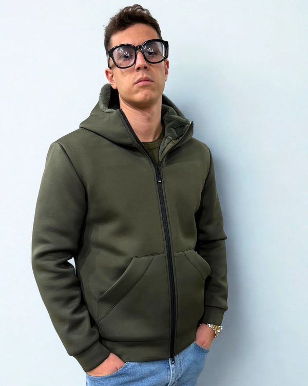 Giubbino Corto con Pelliccia Interna