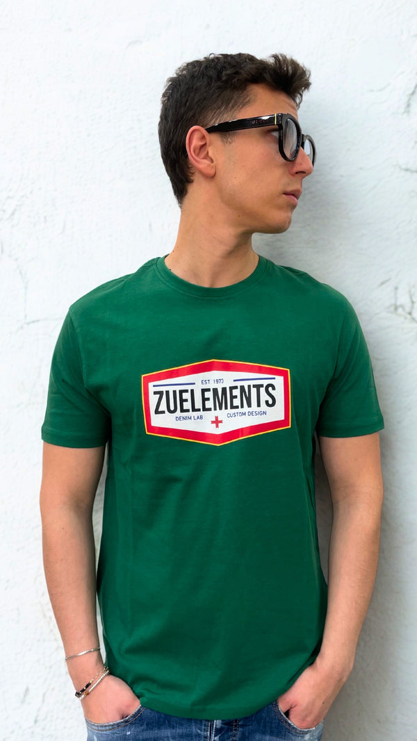 T-Shirt Girocollo Zu Elements