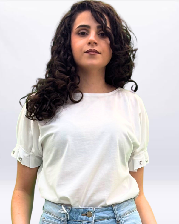 T-Shirt Castoni Manica